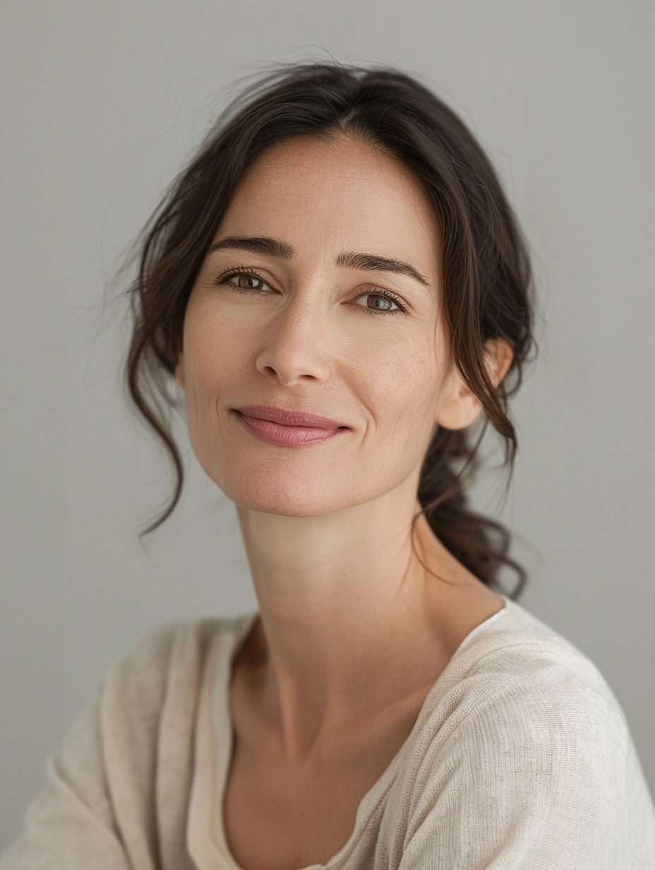 After forehead smoothing