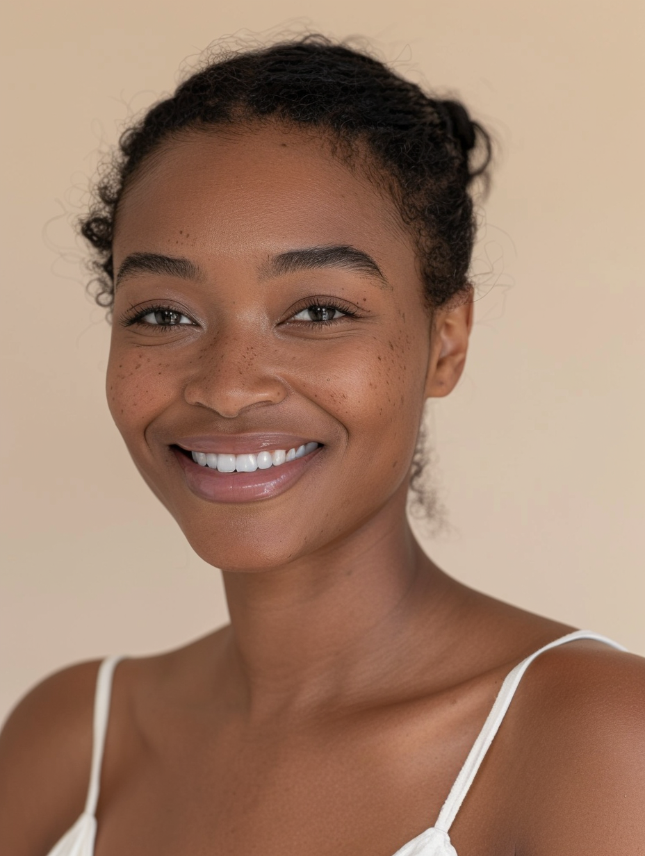 Before skin tone improvement